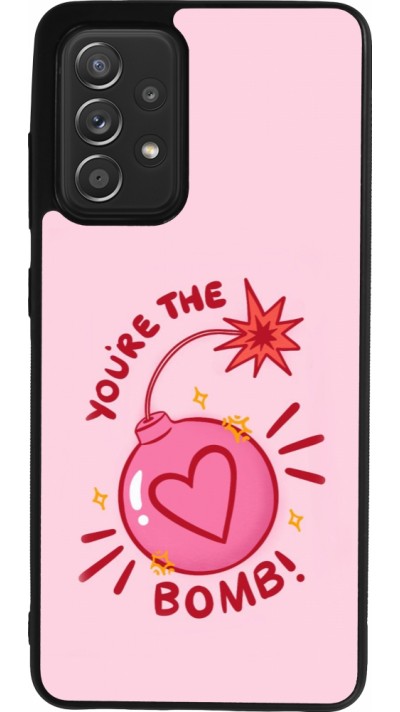 Samsung Galaxy A52 Case Hülle - Silikon schwarz Saint Valentines Day 26 You are the bomb