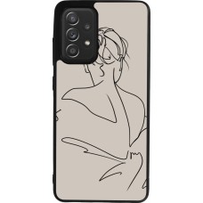 Samsung Galaxy A52 Case Hülle - Silikon schwarz Salnikova 05