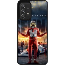 Coque Samsung Galaxy A52 - Silicone rigide noir Senna The King of Rain