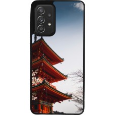 Coque Samsung Galaxy A52 - Silicone rigide noir Spring 23 Japan