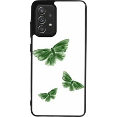 Coque Samsung Galaxy A52 - Silicone rigide noir Butterflies Spring 2026