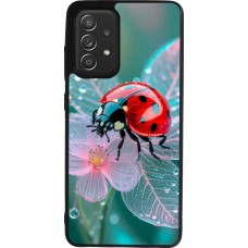 Coque Samsung Galaxy A52 - Silicone rigide noir Ladybird in bloom Spring 2026