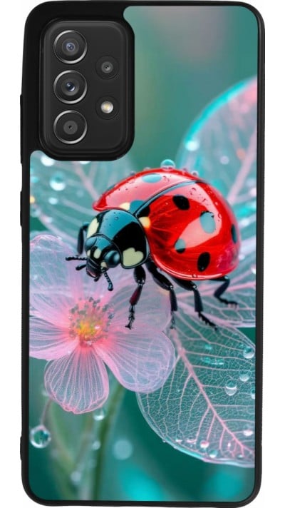 Samsung Galaxy A52 Case Hülle - Silikon schwarz Ladybird in bloom Spring 2026