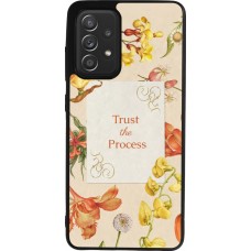 Coque Samsung Galaxy A52 - Silicone rigide noir Trust the process Spring 2026