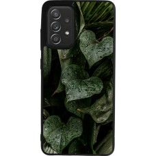 Coque Samsung Galaxy A52 - Silicone rigide noir Spring 23 fresh plants