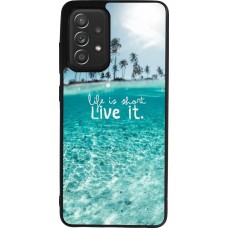 Coque Samsung Galaxy A52 - Silicone rigide noir Summer 18 24