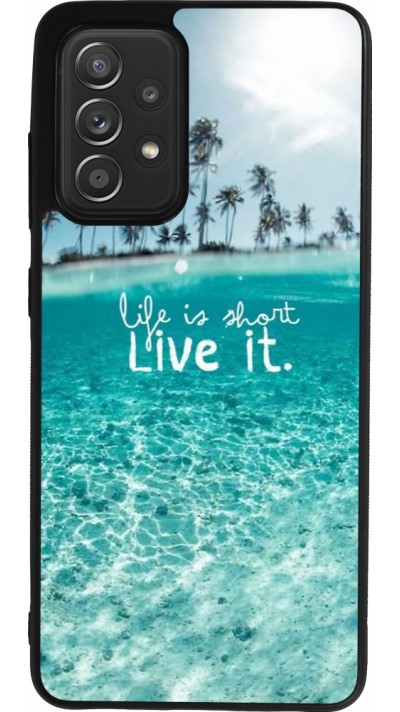 Samsung Galaxy A52 Case Hülle - Silikon schwarz Summer 18 24