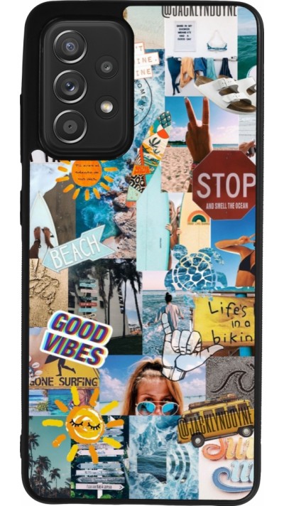 Samsung Galaxy A52 Case Hülle - Silikon schwarz Summer 2021 15