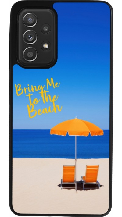 Samsung Galaxy A52 Case Hülle - Silikon schwarz Summer 2025 Bring me to the beach