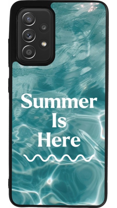Samsung Galaxy A52 Case Hülle - Silikon schwarz Summer 2025 Summer is here