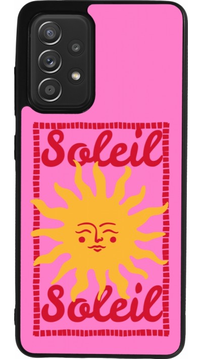 Samsung Galaxy A52 Case Hülle - Silikon schwarz Sun sun 2026
