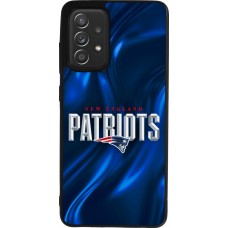 Samsung Galaxy A52 Case Hülle - Silikon schwarz Super Bowl 26 Patriots 2