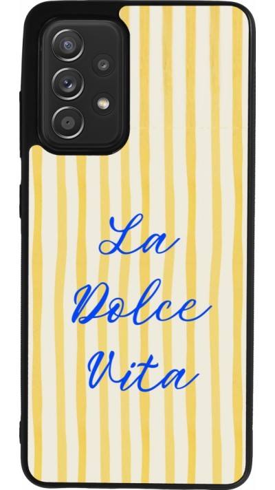 Samsung Galaxy A52 Case Hülle - Silikon schwarz The good life 2026