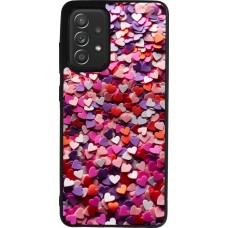 Coque Samsung Galaxy A52 - Silicone rigide noir Valentine 2025 Confetti