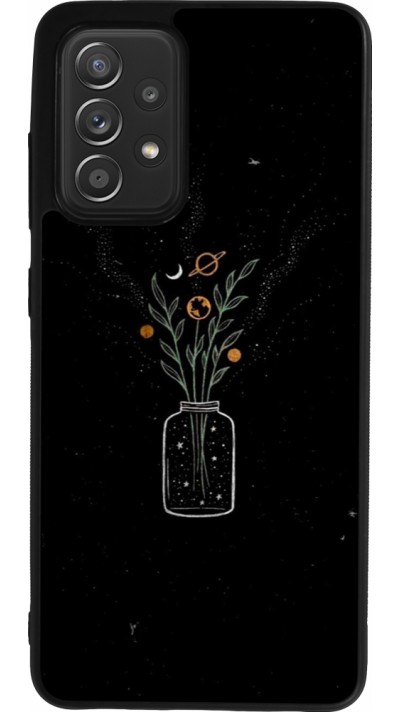 Coque Samsung Galaxy A52 - Silicone rigide noir Vase black
