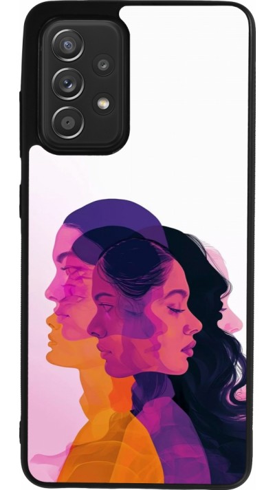 Coque Samsung Galaxy A52 - Silicone rigide noir Womens day 2026 10