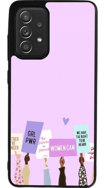 Coque Samsung Galaxy A52 - Silicone rigide noir Womens day 2026 9