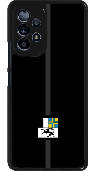 Samsung Galaxy A53 5G Case Hülle - Kanton GR schwarz