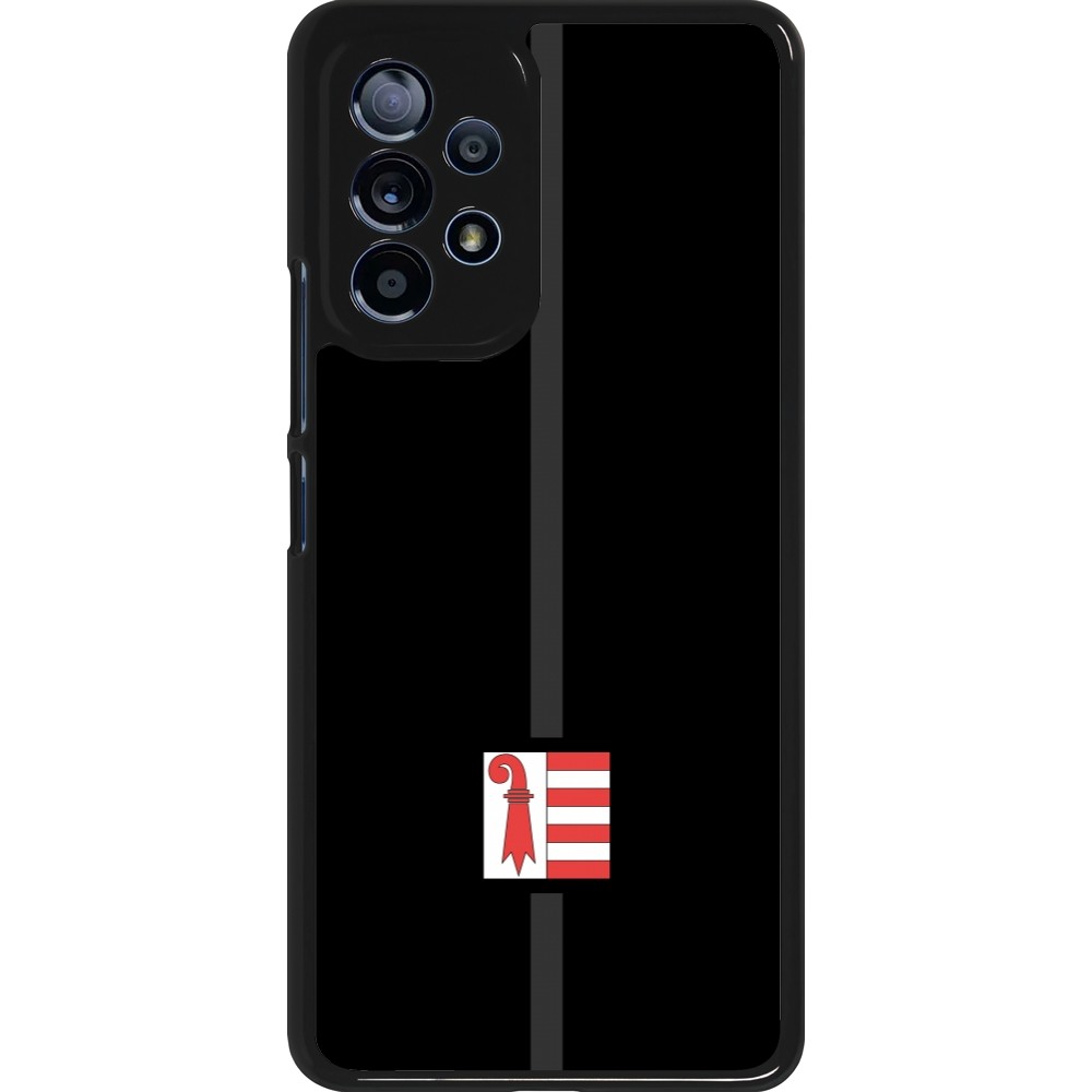 Samsung Galaxy A53 5G Case Hülle - Kanton JU schwarz