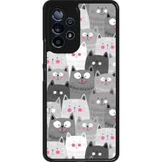 Coque Samsung Galaxy A53 5G - Chats gris troupeau