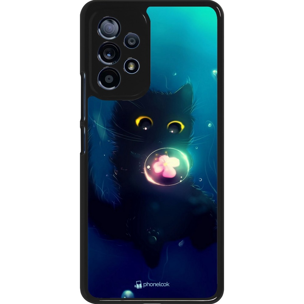 Coque Samsung Galaxy A53 5G - Cute Cat Bubble