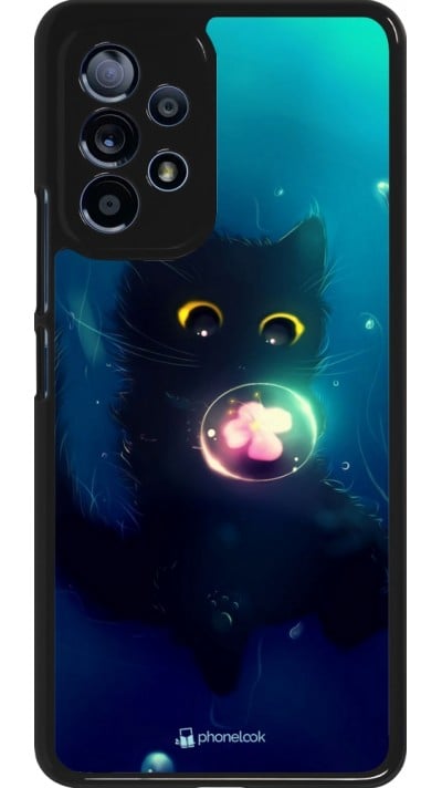 Samsung Galaxy A53 5G Case Hülle - Cute Cat Bubble