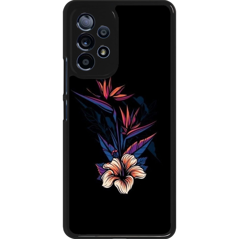 Samsung Galaxy A53 5G Case Hülle - Dark Flowers