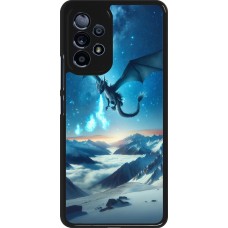Coque Samsung Galaxy A53 5G - Dragon nocturne montagne