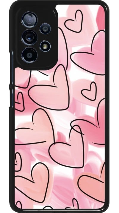 Coque Samsung Galaxy A53 5G - Easter 2023 pink hearts