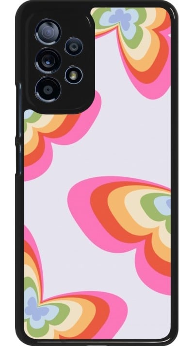 Samsung Galaxy A53 5G Case Hülle - Easter 2024 rainbow butterflies
