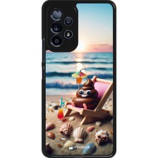 Coque Samsung Galaxy A53 5G - Emoji caca sur chaise longue