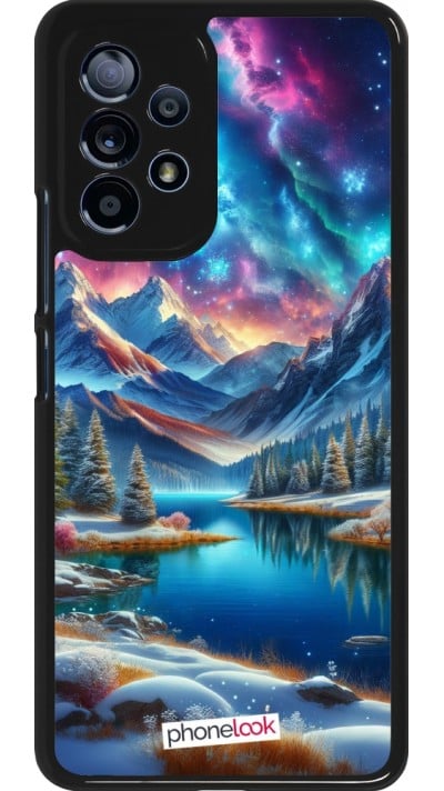 Coque Samsung Galaxy A53 5G - Fantasy Mountain Lake Sky Stars