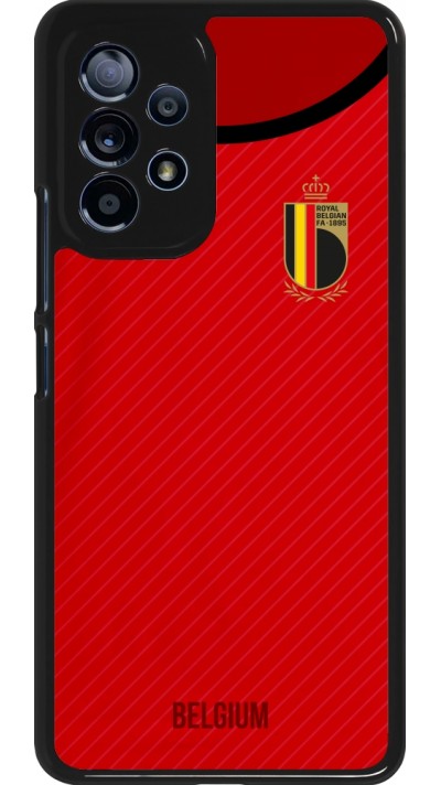 Coque Samsung Galaxy A53 5G - Maillot de football Belgique 2022 personnalisable