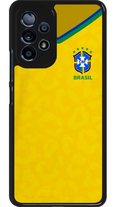 Samsung Galaxy A53 5G Case Hülle - Brasilien 2022 personalisierbares Fußballtrikot