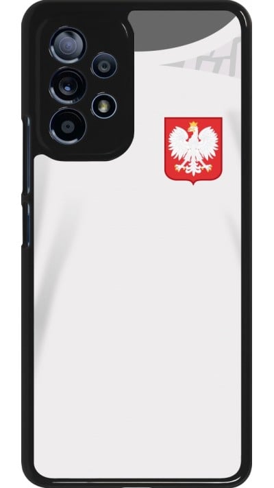 Coque Samsung Galaxy A53 5G - Maillot de football Pologne 2022 personnalisable