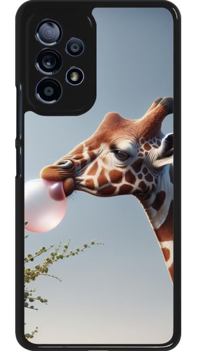 Samsung Galaxy A53 5G Case Hülle - Giraffe mit Blase