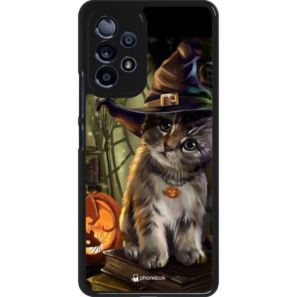 Coque Samsung Galaxy A53 5G - Halloween 21 Witch cat