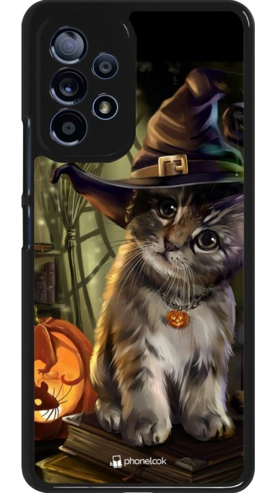 Coque Samsung Galaxy A53 5G - Halloween 21 Witch cat
