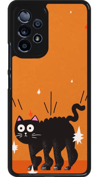 Coque Samsung Galaxy A53 5G - Halloween 22 scared cat