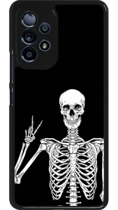 Coque Samsung Galaxy A53 5G - Halloween 2023 peace skeleton