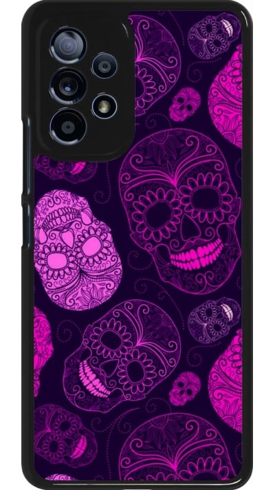 Coque Samsung Galaxy A53 5G - Halloween 2023 pink skulls
