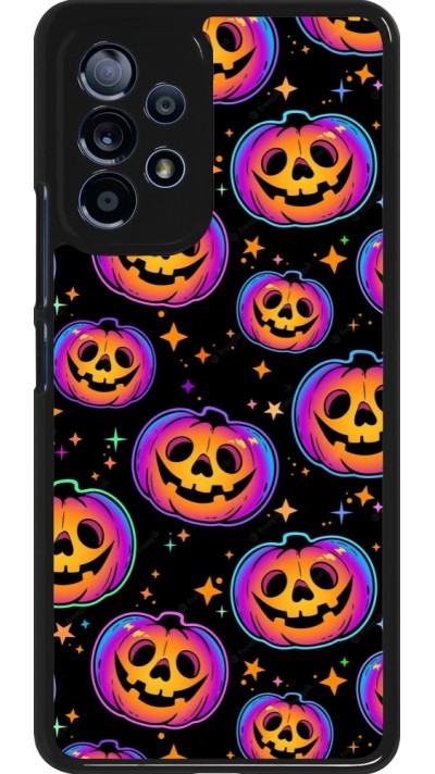 Coque Samsung Galaxy A53 5G - Halloween 2024 rainbow pumpkins