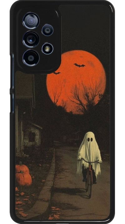 Coque Samsung Galaxy A53 5G - Halloween 2025 Ghost on a bicycle