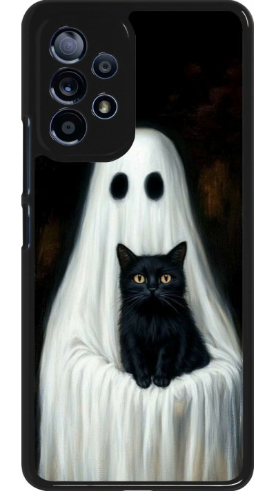 Coque Samsung Galaxy A53 5G - Halloween 2025 Ghost with black cat
