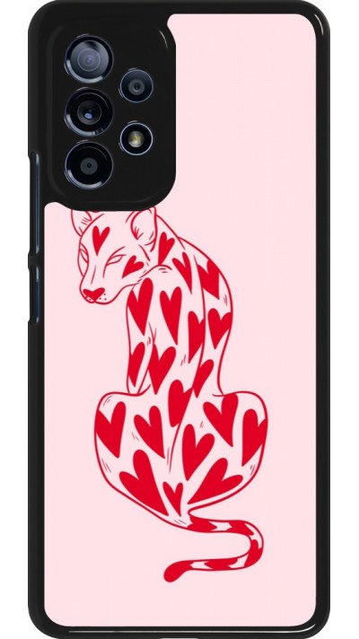 Coque Samsung Galaxy A53 5G - Leopard with hearts 2026