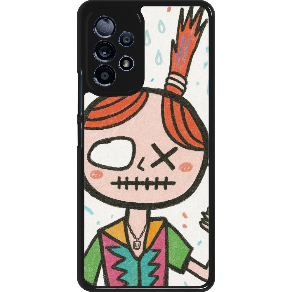 Samsung Galaxy A53 5G Case Hülle - Little Girl Sketch