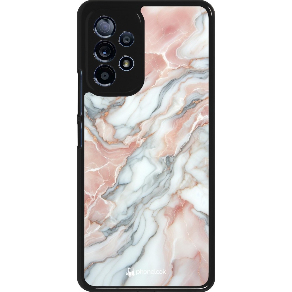 Samsung Galaxy A53 5G Case Hülle - Rosa Leuchtender Marmor