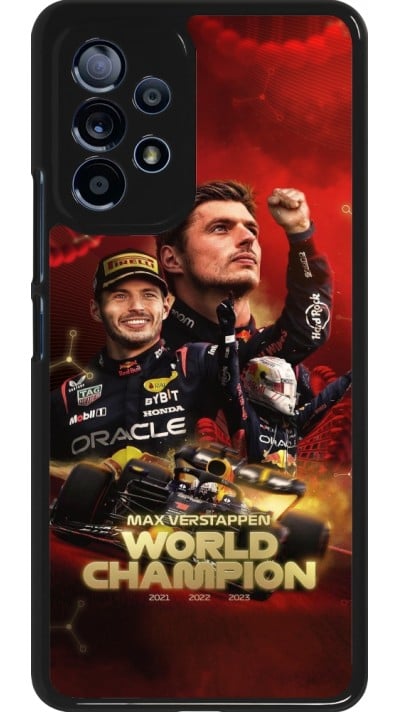 Samsung Galaxy A53 5G Case Hülle - Max Verstappen Champion 2023