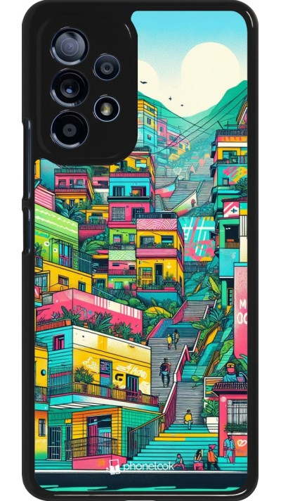 Samsung Galaxy A53 5G Case Hülle - Medellin Comuna 13 Kunst