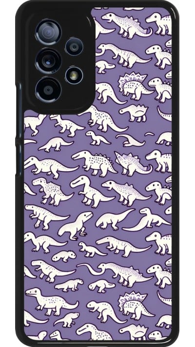 Coque Samsung Galaxy A53 5G - Mini dino pattern violet